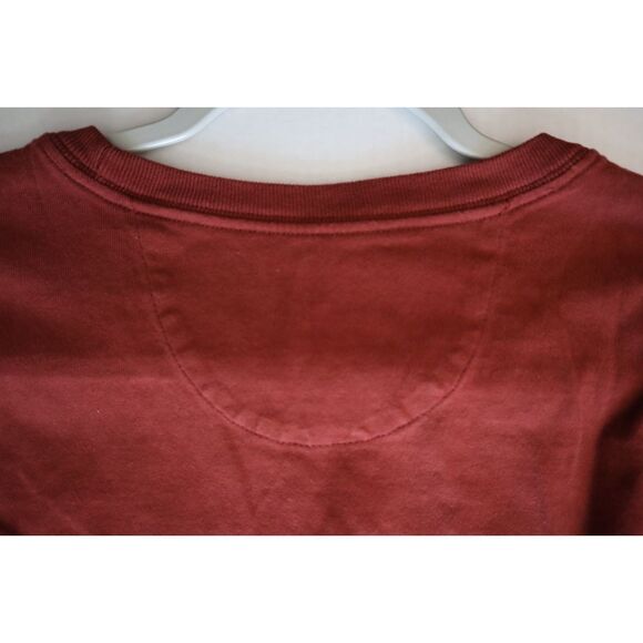 Duluth Men's Sz XL Burgundy Relaxed Fit Longtail L/S Crew Neck T-Shirt w/Pocket - Picture 8 of 10
